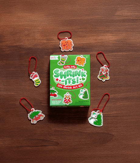 OOLY Shrink-Its! Mini DIY Shrink Art Kit - Holly Jolly - 5 Charms - product image 5 of 7