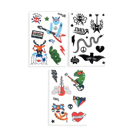 OOLY Mini Tattoo Palooza Temporary Tattoos - I Wanna Rock! - product image 2 of 3