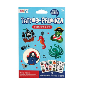 OOLY Mini Tattoo Palooza Temporary Tattoos - Pirate's Life - main product image