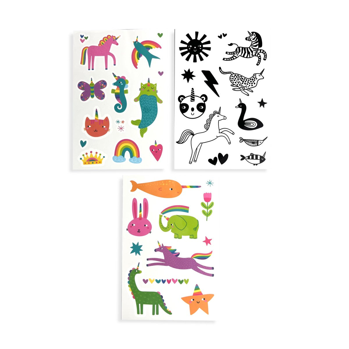 OOLY Mini Tattoo Palooza Temporary Tattoos - Unicorn Party - product image 2 of 3