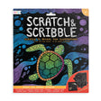 OOLY Scratch and Scribble Scratch Art Kit - Ocean Life - 8 Cards 1 Sticker Sheet - main product image