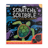 OOLY Scratch and Scribble Scratch Art Kit - Ocean Life - 8 Cards 1 Sticker Sheet - main product image