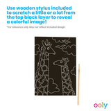 OOLY Scratch and Scribble Scratch Art Kit - Ocean Life - 8 Cards 1 Sticker Sheet - product image 2 of 3