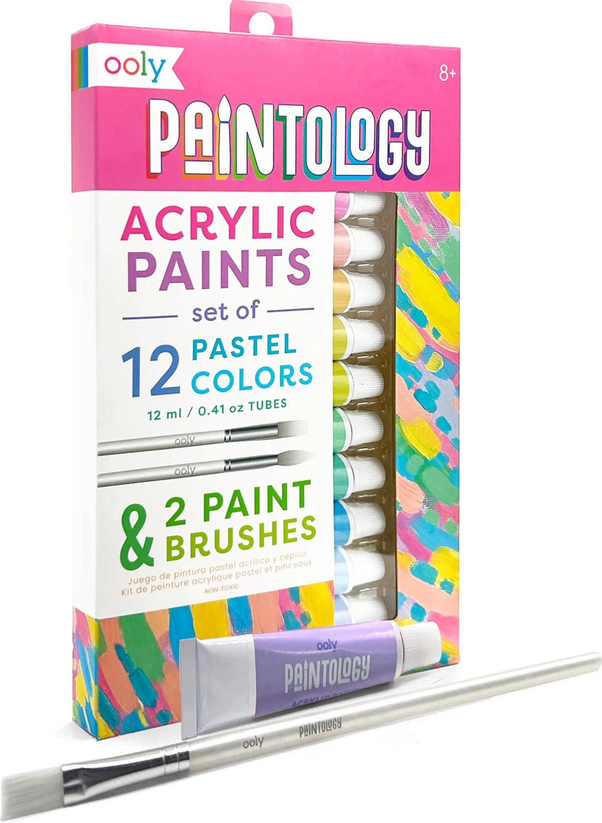 OOLY Paintology Acrylic Paints Set - Pastel Colors - Set of 12 - product image 2 of 8
