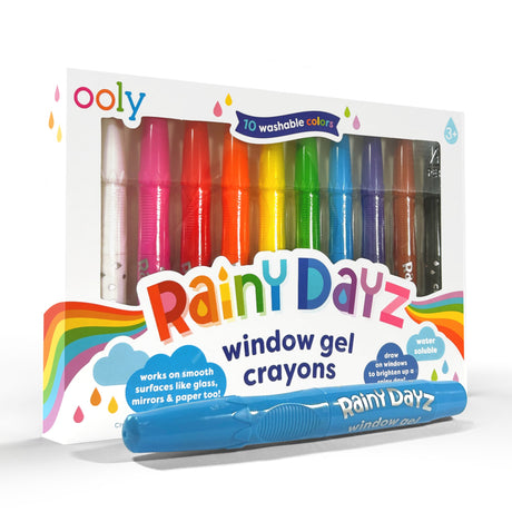 OOLY Rainy Dayz Window Gel Crayons - Set of 10 - product image 2 of 8