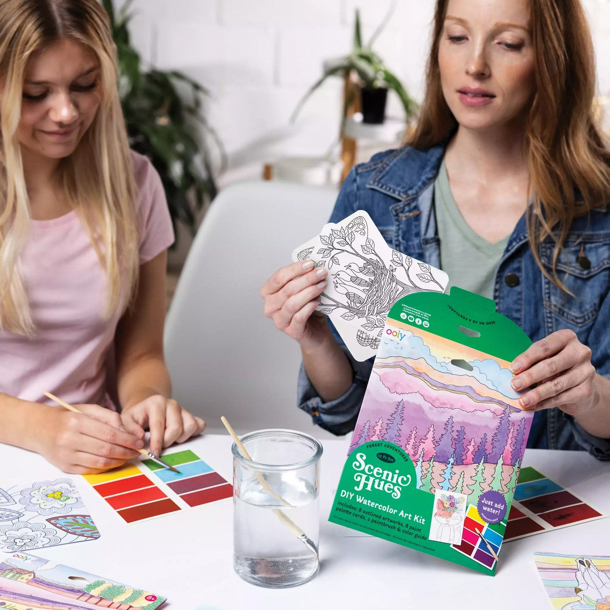 OOLY Scenic Hues: D.I.Y. Watercolor Art Kit - Forest Adventure (1 - product image 5 of 6