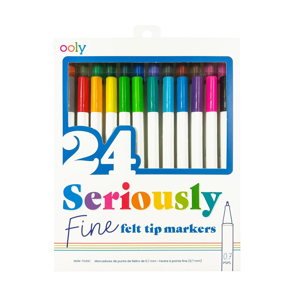 OOLY Seriously Fine Tip Markers - Set of 24 - main product image