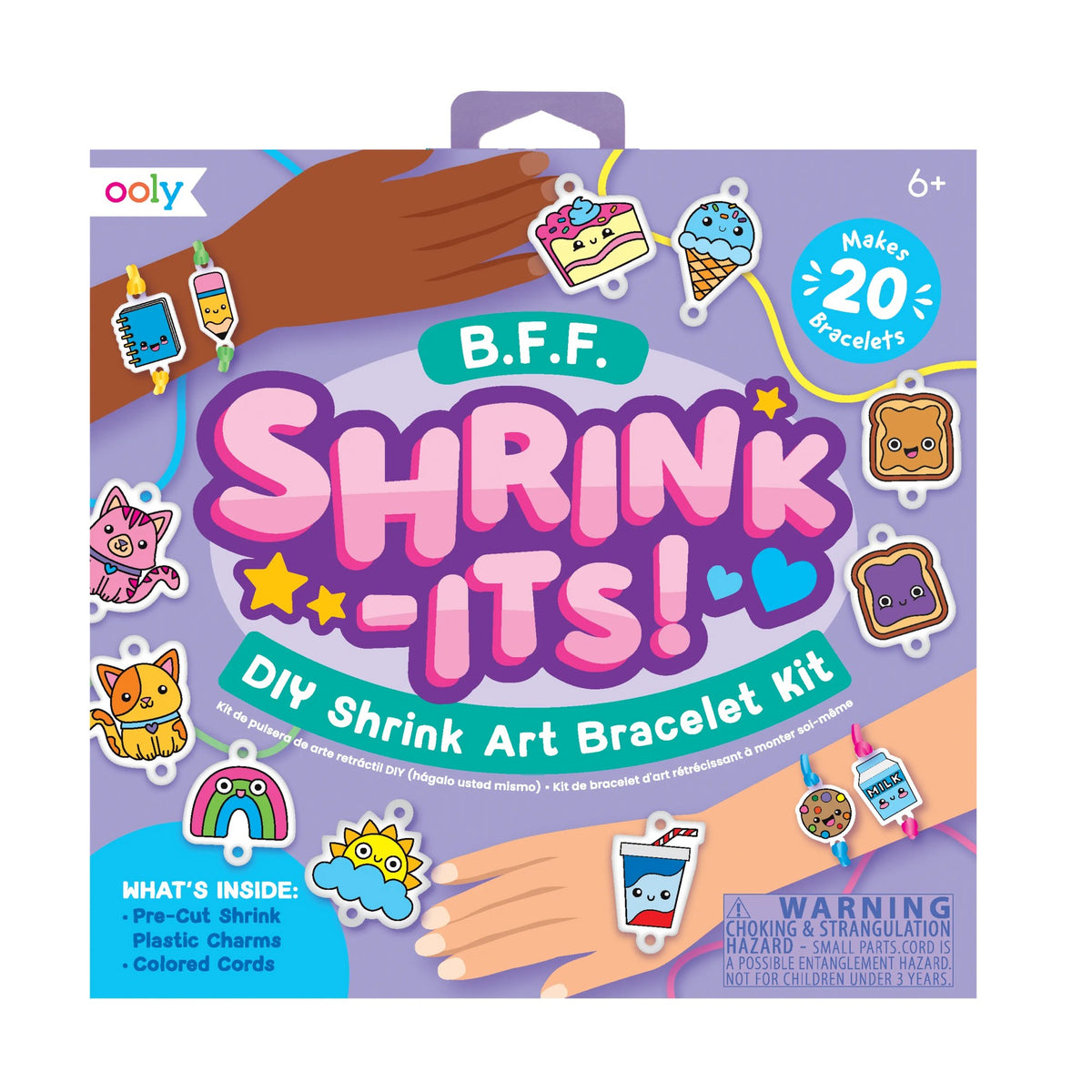 OOLY Shrink-its! DIY Shrink Art Bracelet Kit - BFF - main product image