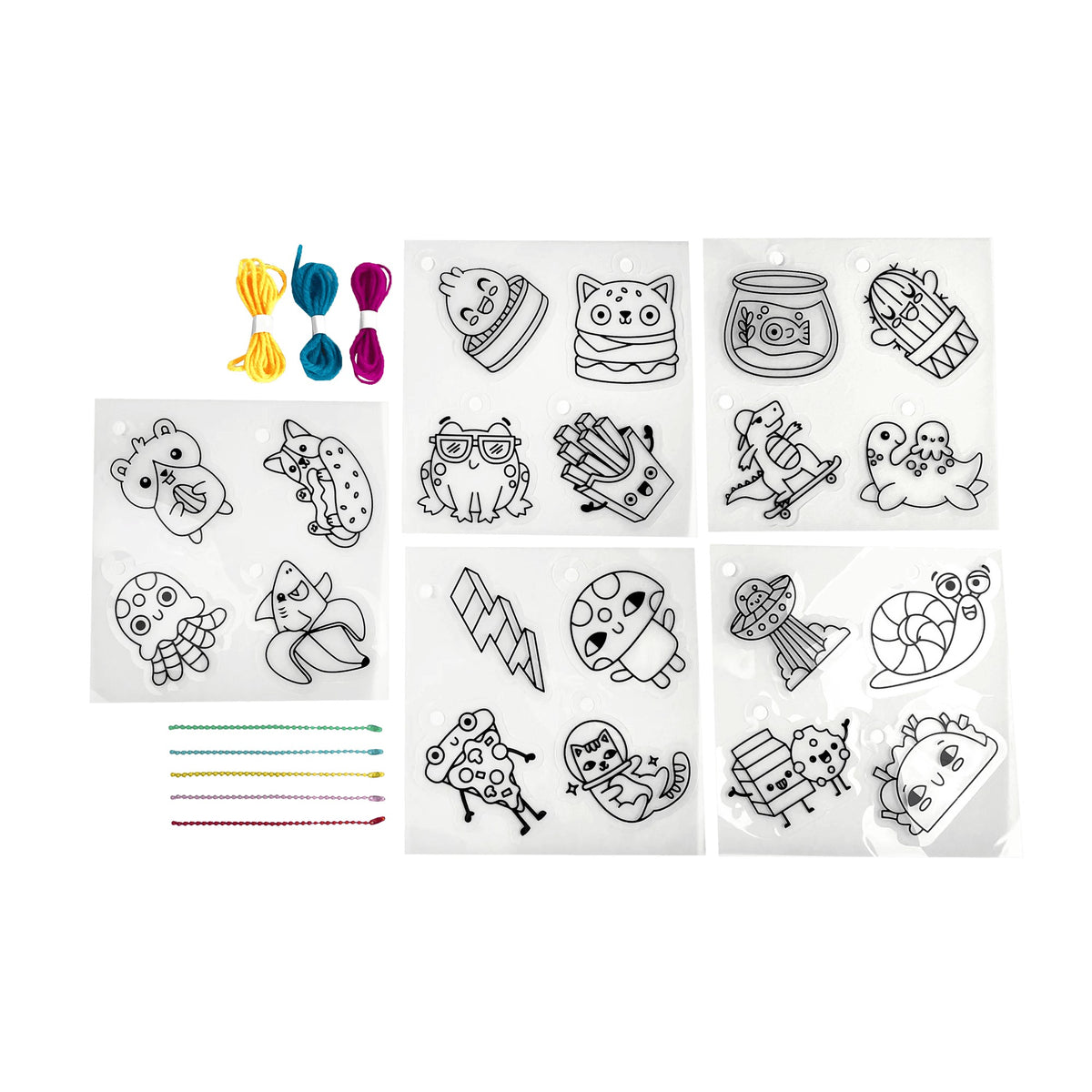 OOLY Shrink-Its!: D.I.Y. Shrink Art Kit - Fun Friends (28 PC Set) - product image 3 of 6