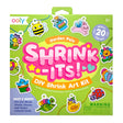 OOLY Shrink-Its!: D.I.Y. Shrink Art Kit - Garden Pals (28 PC Set) - main product image