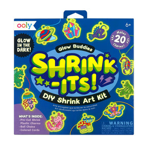 OOLY Shrink-Its! DIY Shrink Art Kit - Glow Buddies - 20 Charms - main product image