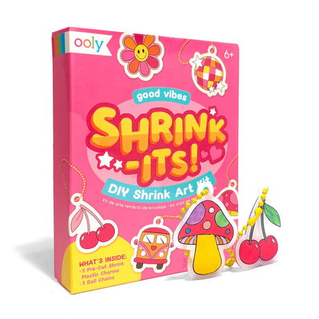OOLY Shrink-Its! Mini DIY Shrink Art Kit - Good Vibes - 5 Charms - product image 2 of 5