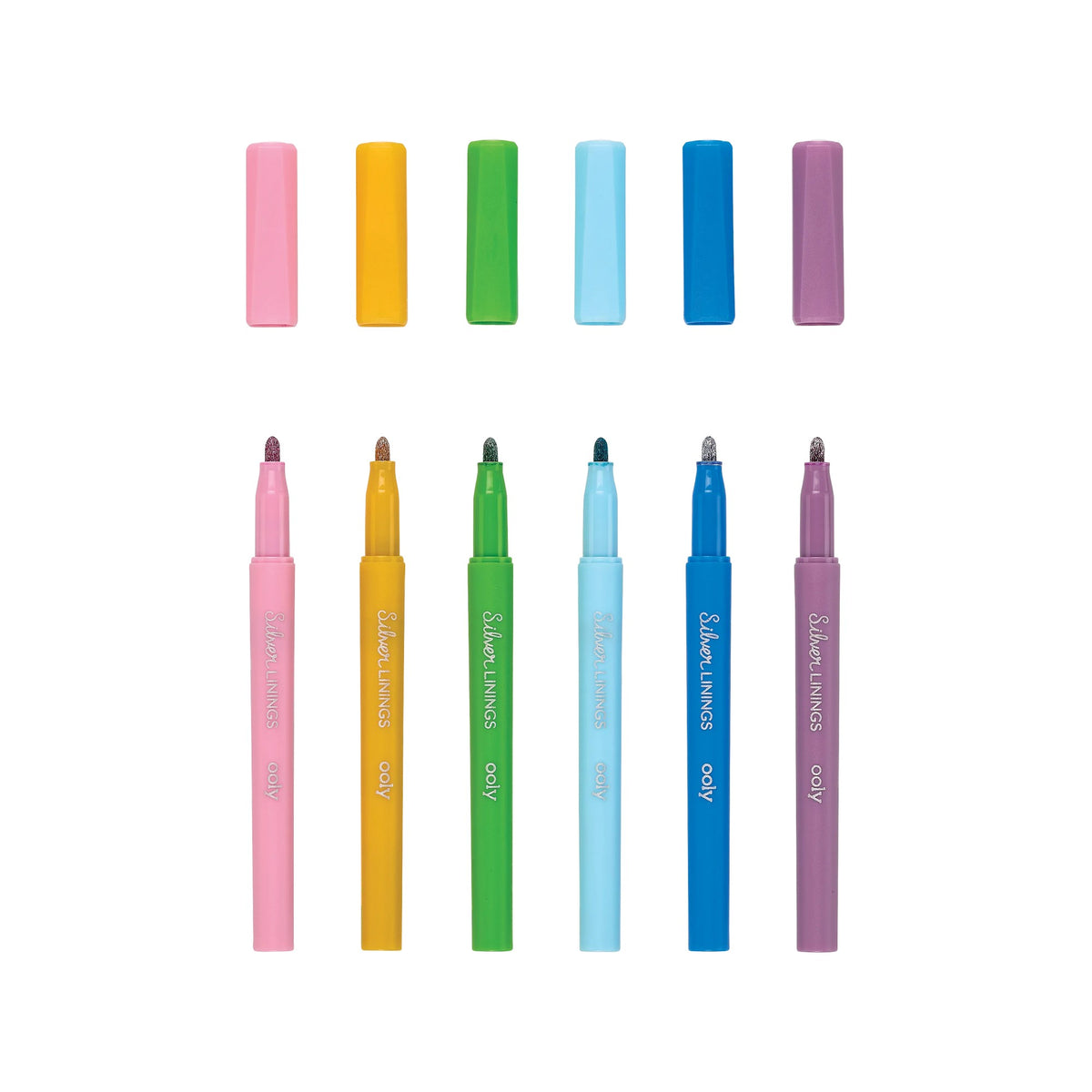 OOLY Silver Linings Outline Markers - Set of 6 - product image 5 of 8
