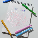 OOLY Silver Linings Outline Markers - Set of 6 - product image 6 of 8