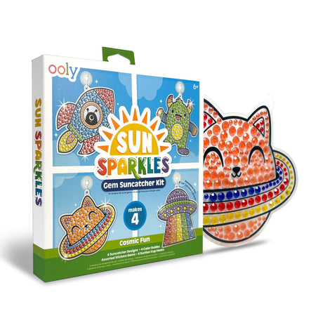 OOLY Sun Sparkles Gem Suncatcher Kit - Cosmic Fun - 4 Designs - product image 2 of 8