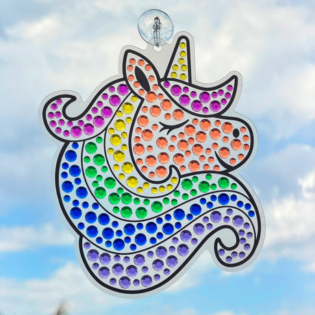 OOLY Sun Sparkles Gem Suncatcher Kit - Rainbow Magic - 4 Designs - product image 4 of 8