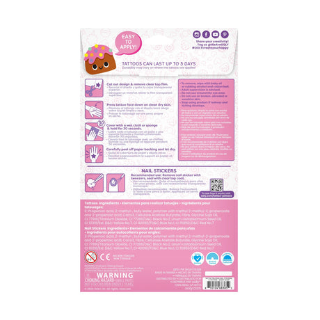 OOLY Tattoo-Palooza Temporary Tattoos & Nail Stickers - Sweet Shop - product image 8 of 8