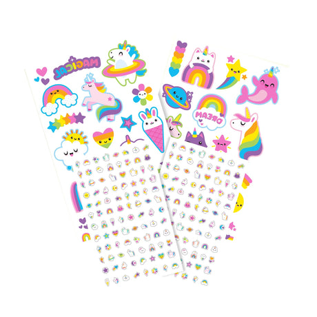 OOLY Tattoo-Palooza Temporary Tattoos & Nail Stickers - Unicorns & Rainbows - product image 3 of 8