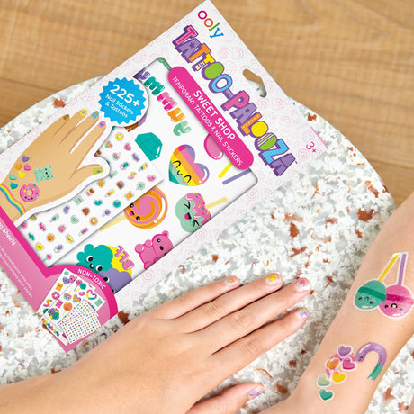OOLY Tattoo-Palooza Temporary Tattoos & Nail Stickers - Unicorns & Rainbows - product image 4 of 8