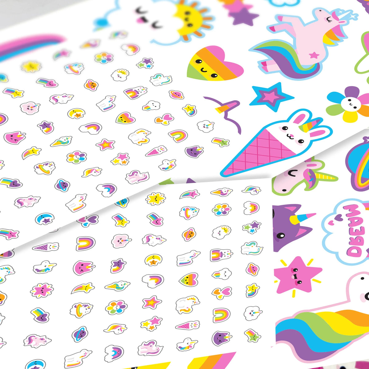 OOLY Tattoo-Palooza Temporary Tattoos & Nail Stickers - Unicorns & Rainbows - product image 5 of 8
