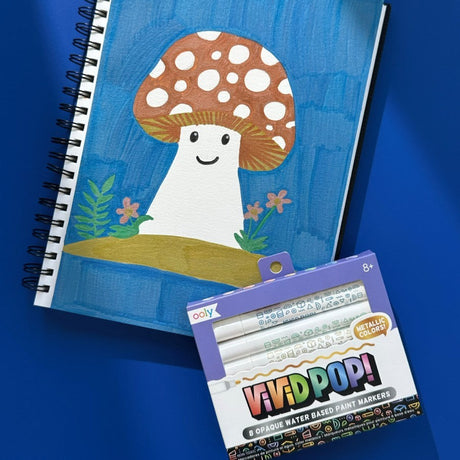 OOLY Vivid Pop! Water Based Paint Markers - Metallic - Set of 8 - product image 4 of 8