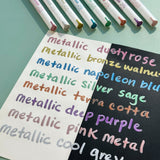 OOLY Vivid Pop! Water Based Paint Markers - Metallic - Set of 8 - product image 8 of 8