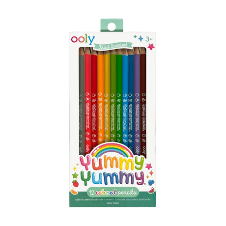 OOLY Yummy Yummy Fruit Scented Colored Pencils - Set of 12 - main product image