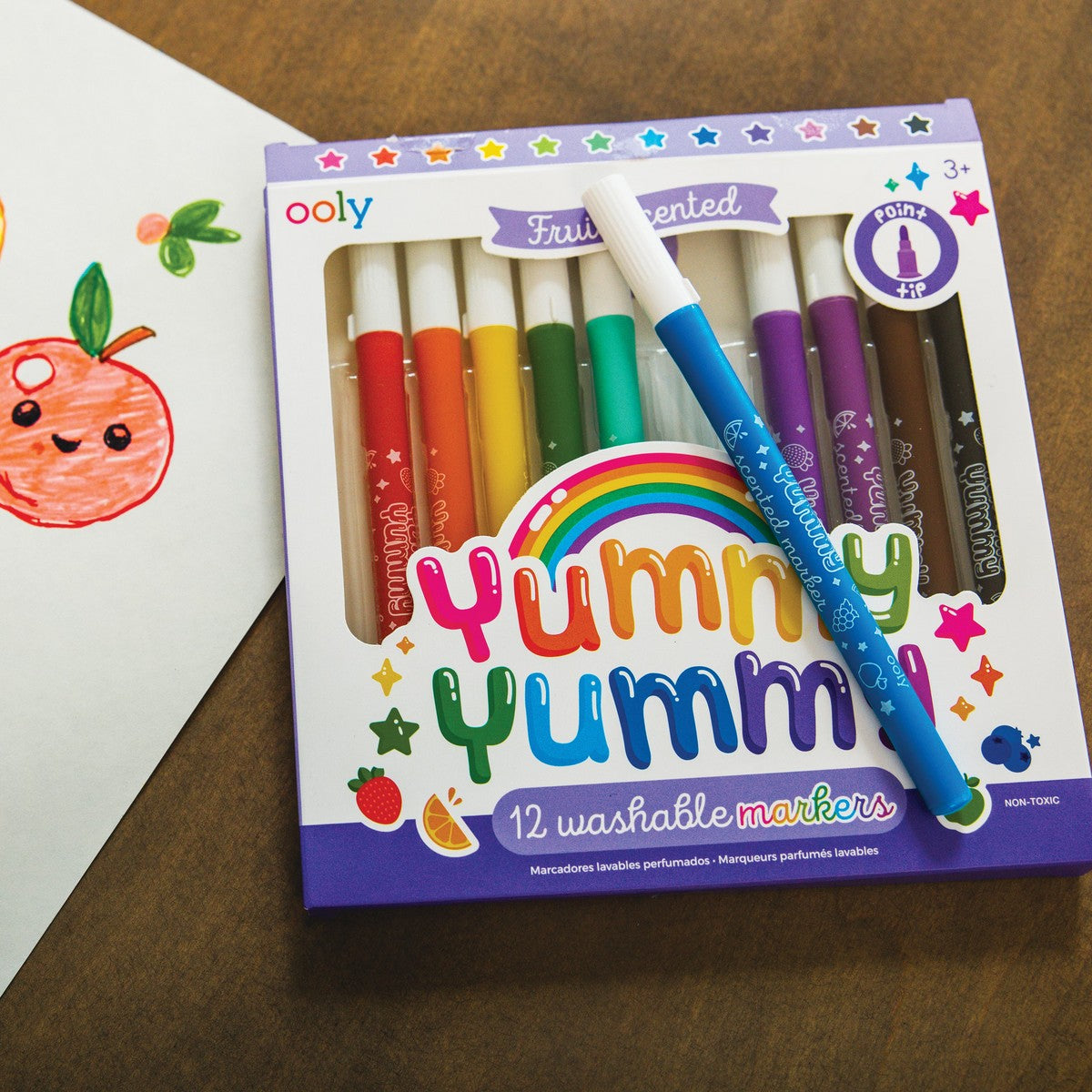 OOLY Yummy Yummy Fruit Scented Markers - Set of 12 - product image 5 of 6