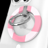 Velvet Caviar - Magsafe Grip Ring - Pink Pastel Checker