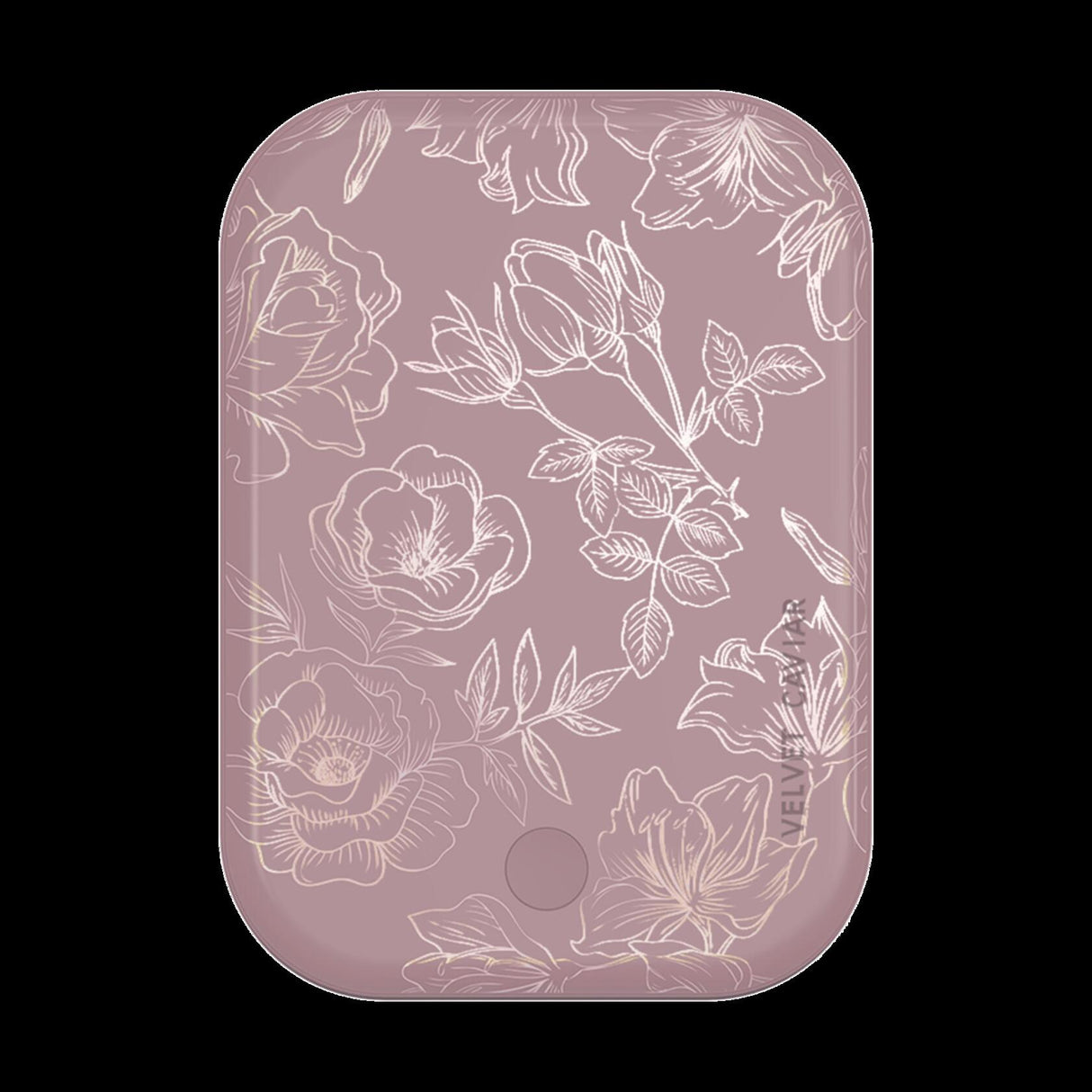 Velvet Caviar - Magsafe Battery Power Pack - Dusty Rose Chrome Floral