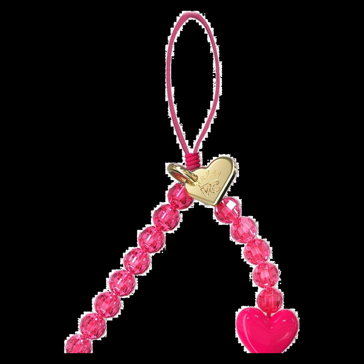 Velvet Caviar - Phone Charm - Hot Pink Heart