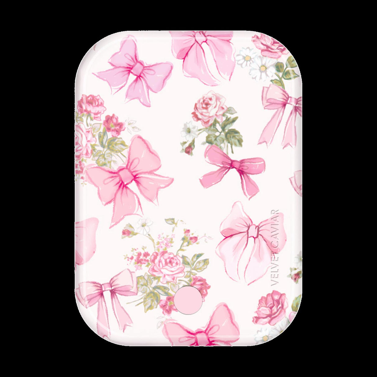 Velvet Caviar - Magsafe Battery Power Pack - Posie Pink Bow