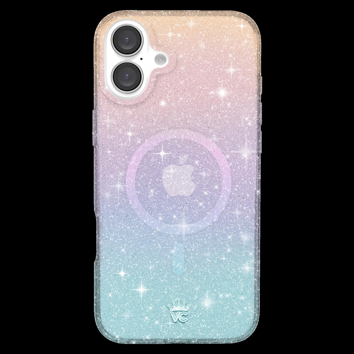 Velvet Caviar - Magsafe Case For Apple Iphone 16 - Ombre Stardust Glitter