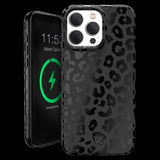 Velvet Caviar - Magsafe Case For Apple Iphone 15 Pro Max - Black Leopard