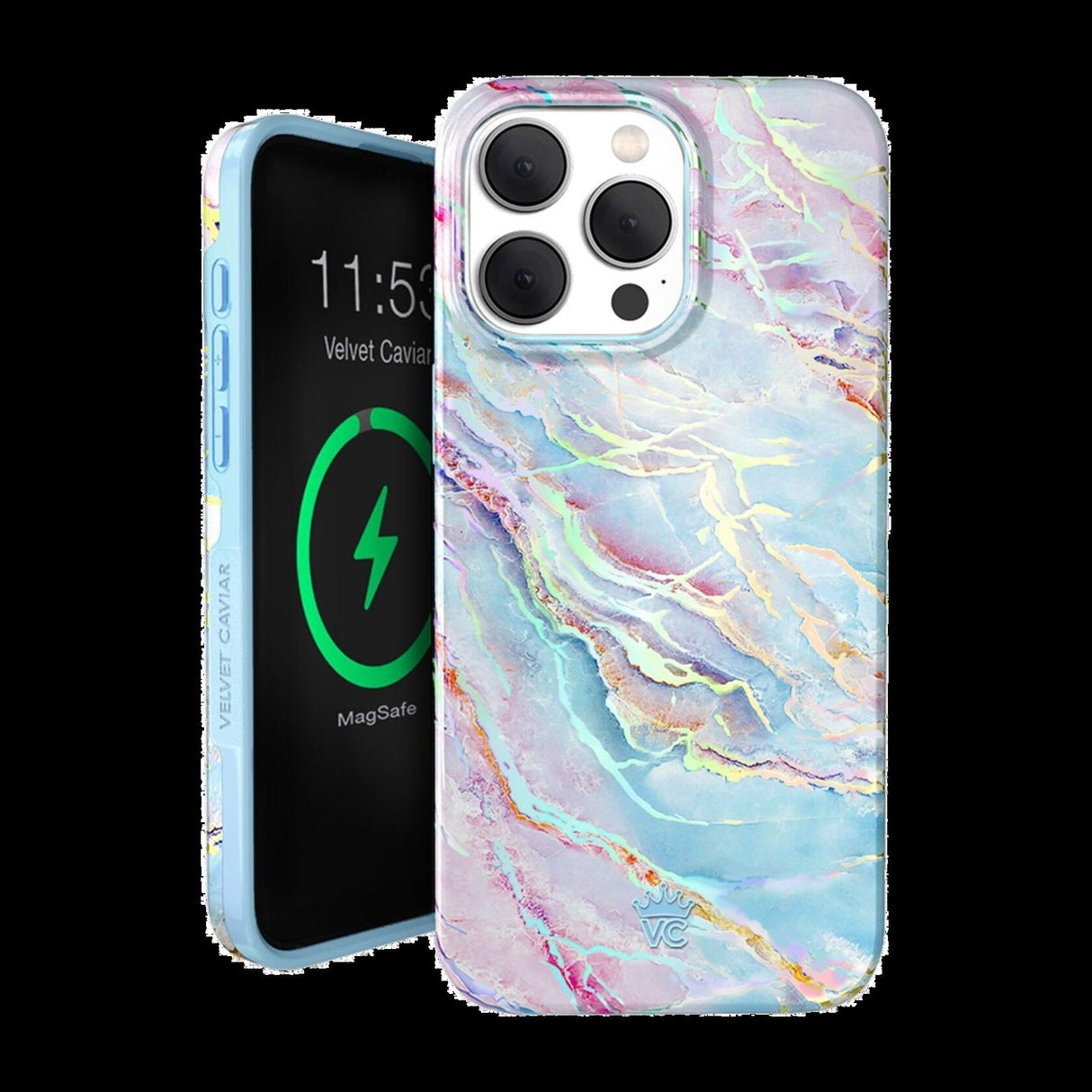 Velvet Caviar - Magsafe Case For Apple Iphone 15 Pro - Holo Moonstone