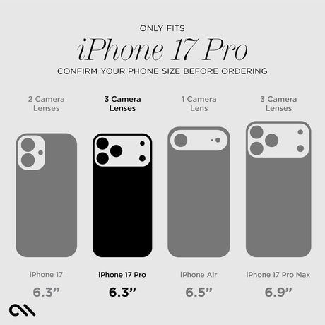 Case-Mate - Floral Gems MagSafe Case for Apple iPhone 17 Pro - Gold