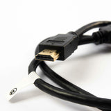 RadioShack 4K Ethernet HDMI 2.0 Round Cable Male to Male 1503266 3 Feet