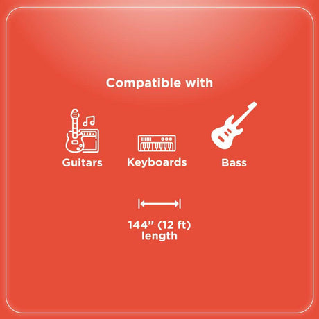 RadioShack 1/4 Instrument Cable 1202235 12 Feet