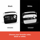 RadioShack AM/FM 2-Band Vintage Radio with Bluetooth Function and USB/TF ports White 1202267