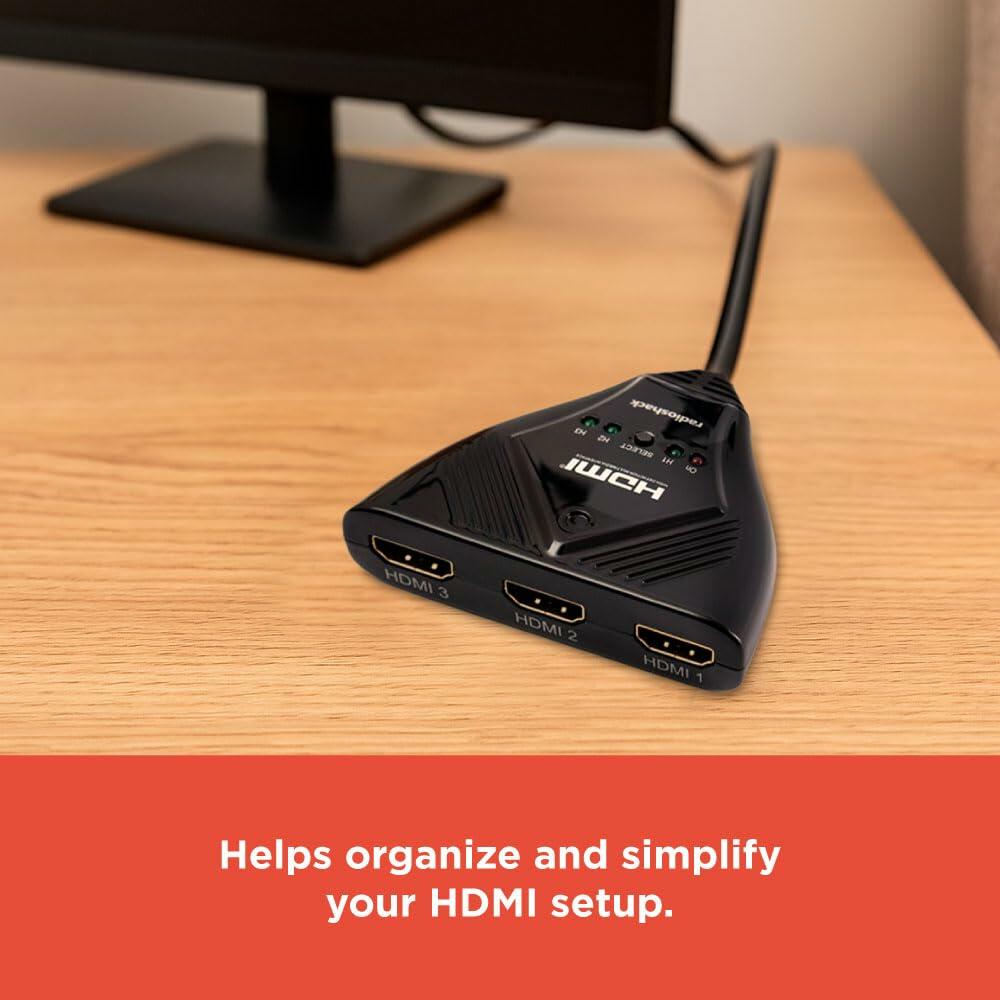 RadioShack 3 HDMI ports switch 1503211 Full HD
