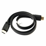 RadioShack HDMI 2.0 4K Flat Cable with Ethernet Male to Male - 91cm 1503270 3 Feet