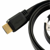 RadioShack HDMI 2.0 4K Flat Cable with Ethernet Male to Male - 91cm 1503270 3 Feet
