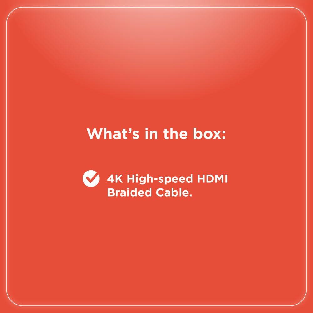 RadioShack HDMI 2 0 High Speed 4K60 Round Cable 3FT 1503298