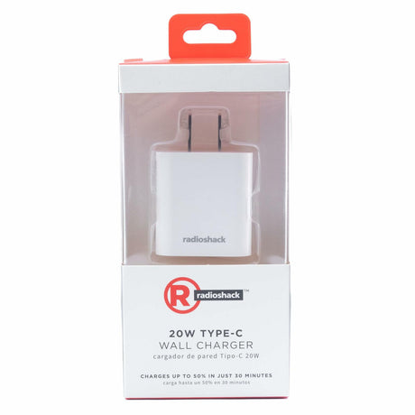 RadioShack Three Pack Type C Wall Charger 20W White 2733358
