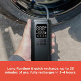 RadioShack Smart Electric Tire Pump with Light & Rechargeable Battery 2309280