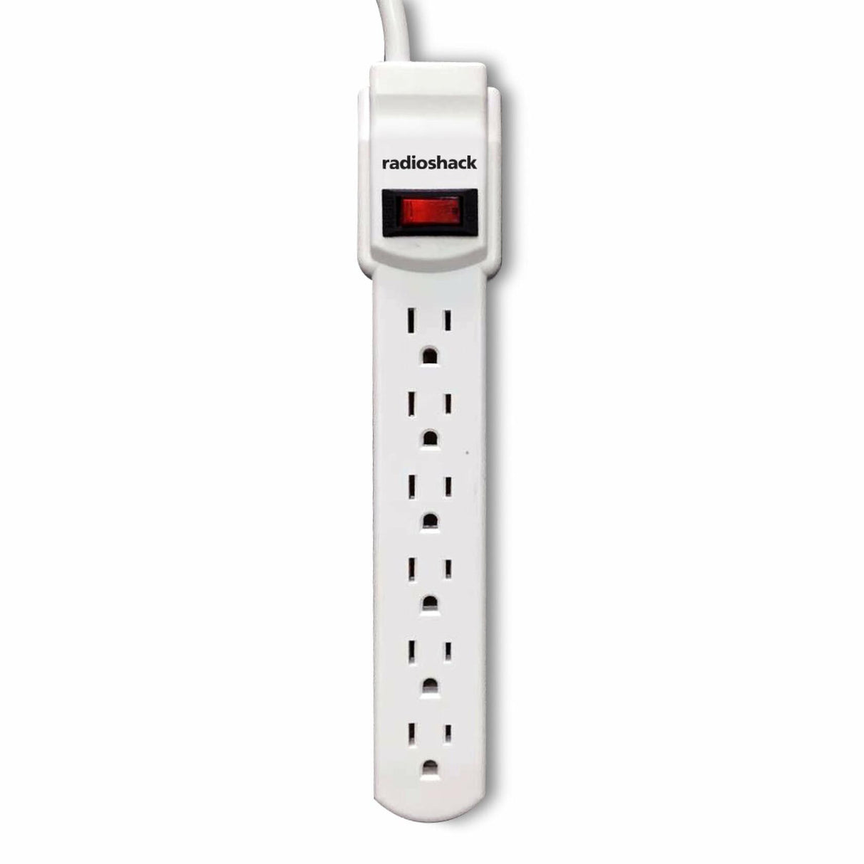 RadioShack 6-Outlet Power Strip White 6100814