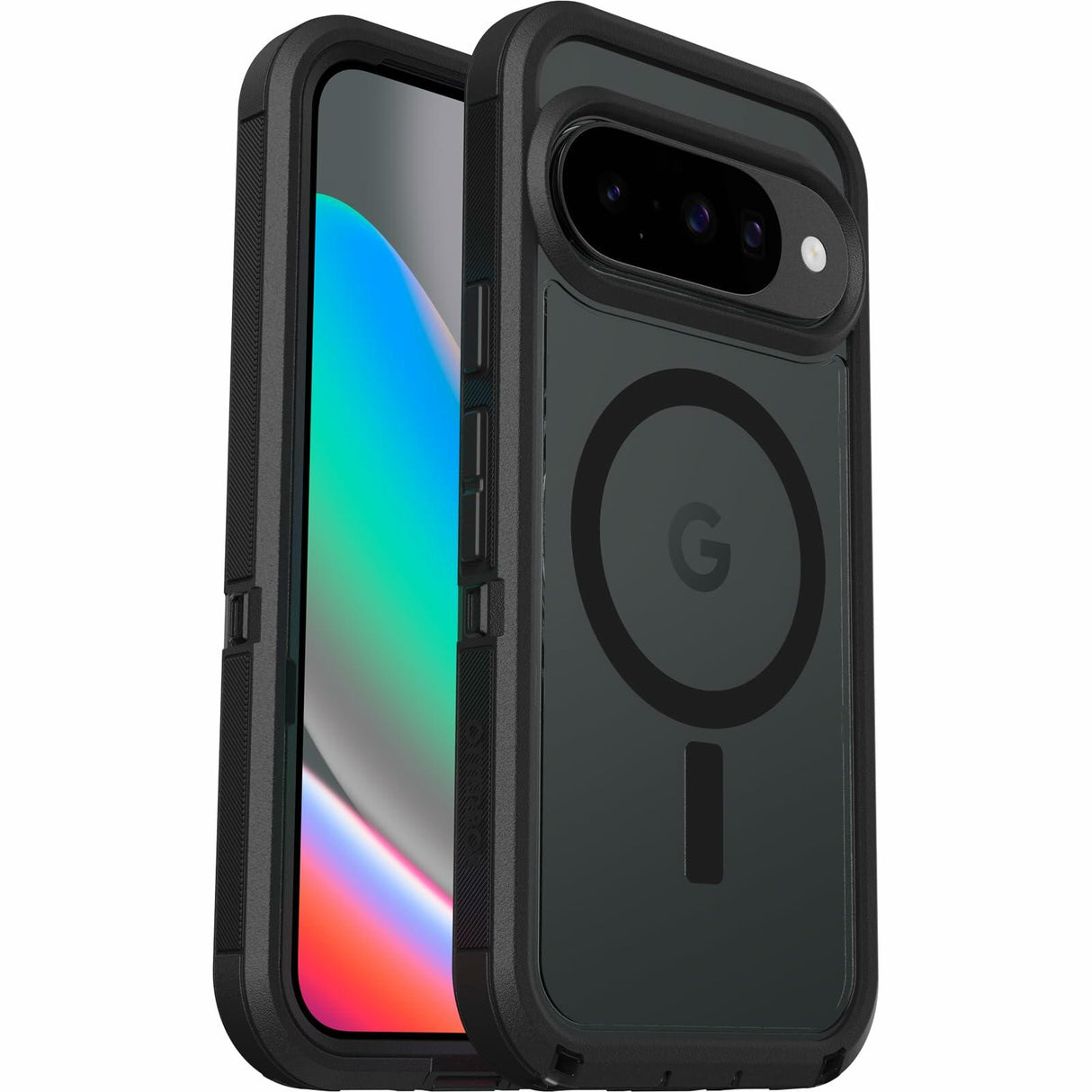 OtterBox - Defender XT Pro Clear Case with Magnets for Google Pixel 10 / Pixel 10 Pro - Dark Side