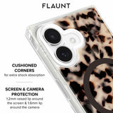 Flaunt - Square MagSafe Case for Apple iPhone 17 - Blonde Tortoise Shell