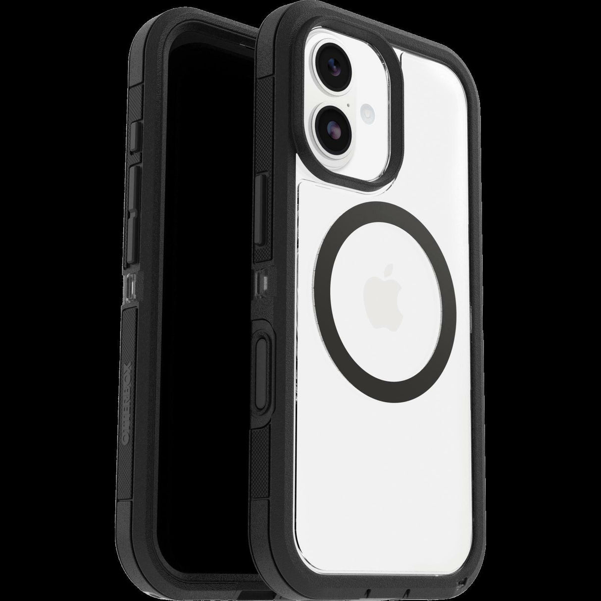 OtterBox - Defender XT Pro Clear MagSafe Case with Camera Control for Apple iPhone 17 - Dark Side