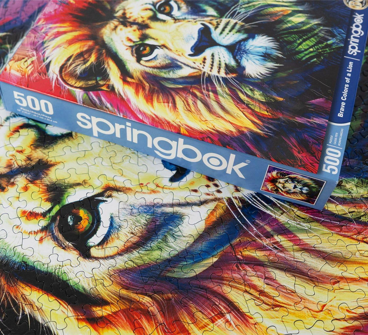 Springbok Brave Colors Of A Lion Limited Release 500Pc